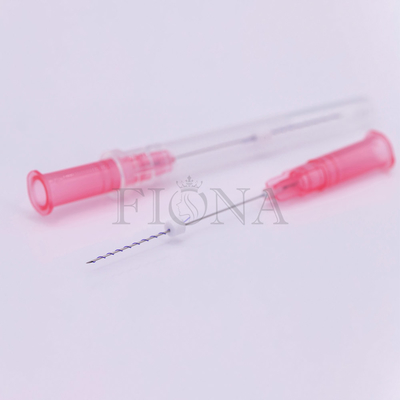 Mono plla 29g 30g (PDO PCL PLLA 29G/30G) del pcl de Pdo del estímulo del colágeno del hilo de la torsión del tornillo