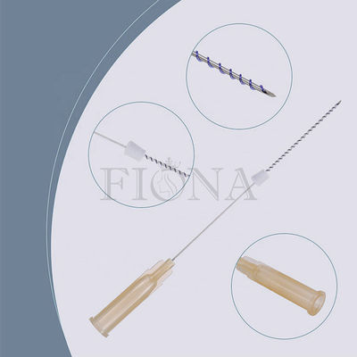 roscas de tornillo de 29G 50m m PDO, hilo del lifting facial de la aguja