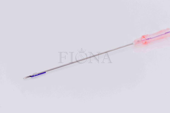Elevación material del hilo del diente de PDO 18G 100m m con la cánula embotada