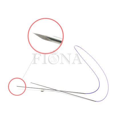 21G 460m m Fiona Double Needle Thread Lift, línea elevación de V del hilo de Pdo