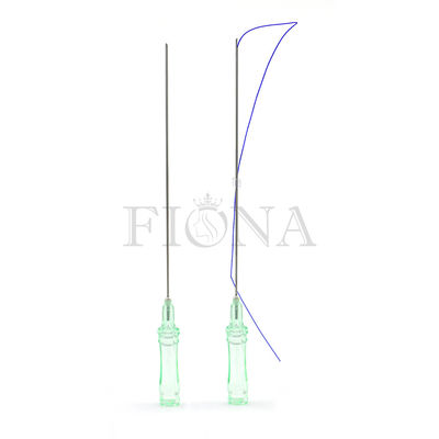 el cuello facial de 100m m que levanta el hilo del diente de PDO, 19G pela roscar el lifting facial
