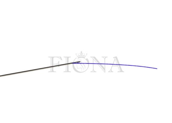 Piel del brazo que aprieta la elevación púrpura del hilo del diente 23G