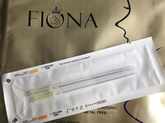pcl L cánula del pdo del lifting facial del hilo del diente 19G